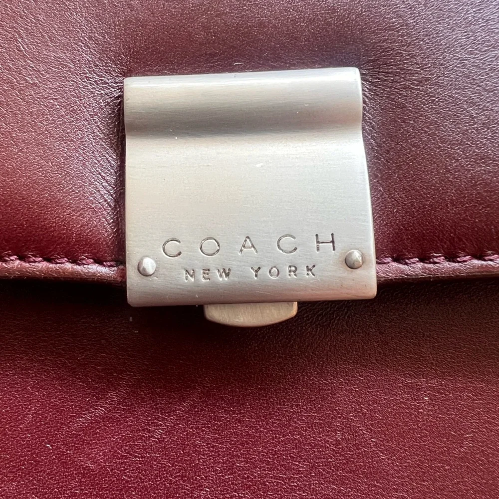Rare Coach 6701 Bridle Top Handle Kelly Bag, Burgundy, Good Vintage Condition - Picture 7 of 16